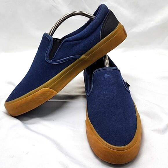 HUF DYLAN WAVE STYLE SCOTT SKATEBOARDING SNEAKERS CANVAS GUM SOLES BLUE IN GUC main image 9